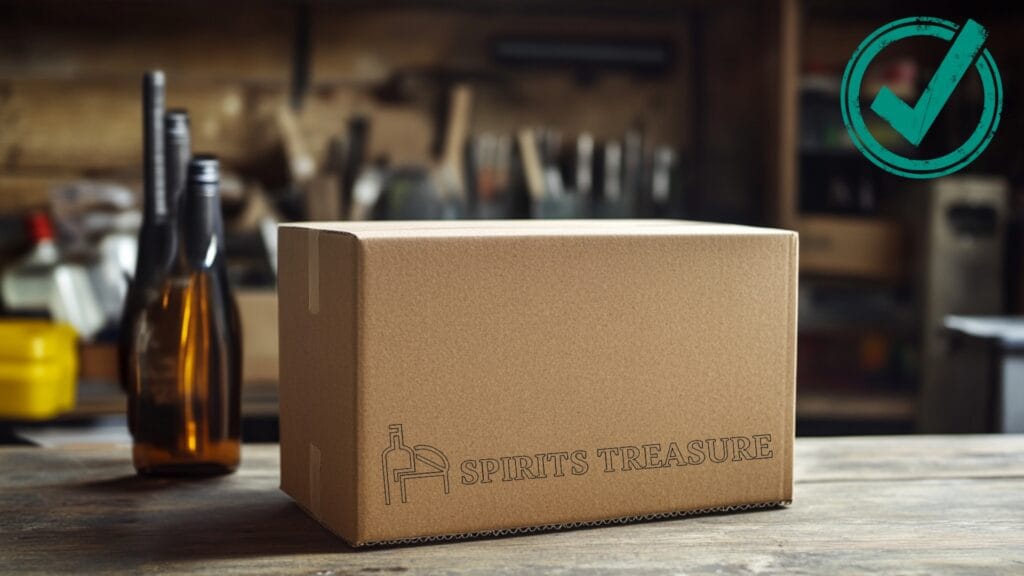 foto sturdy cardboard box