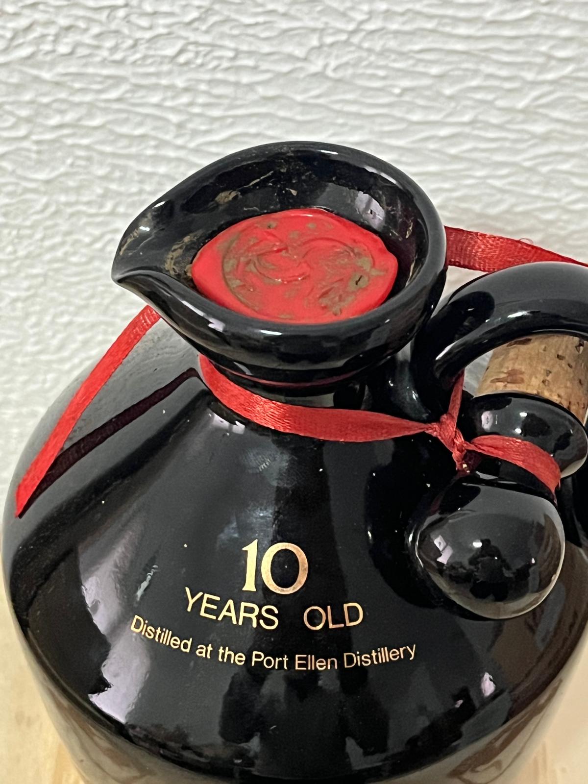 Port Ellen 10 Year Old Signatory Ceramic Flagon 70cl. 43%